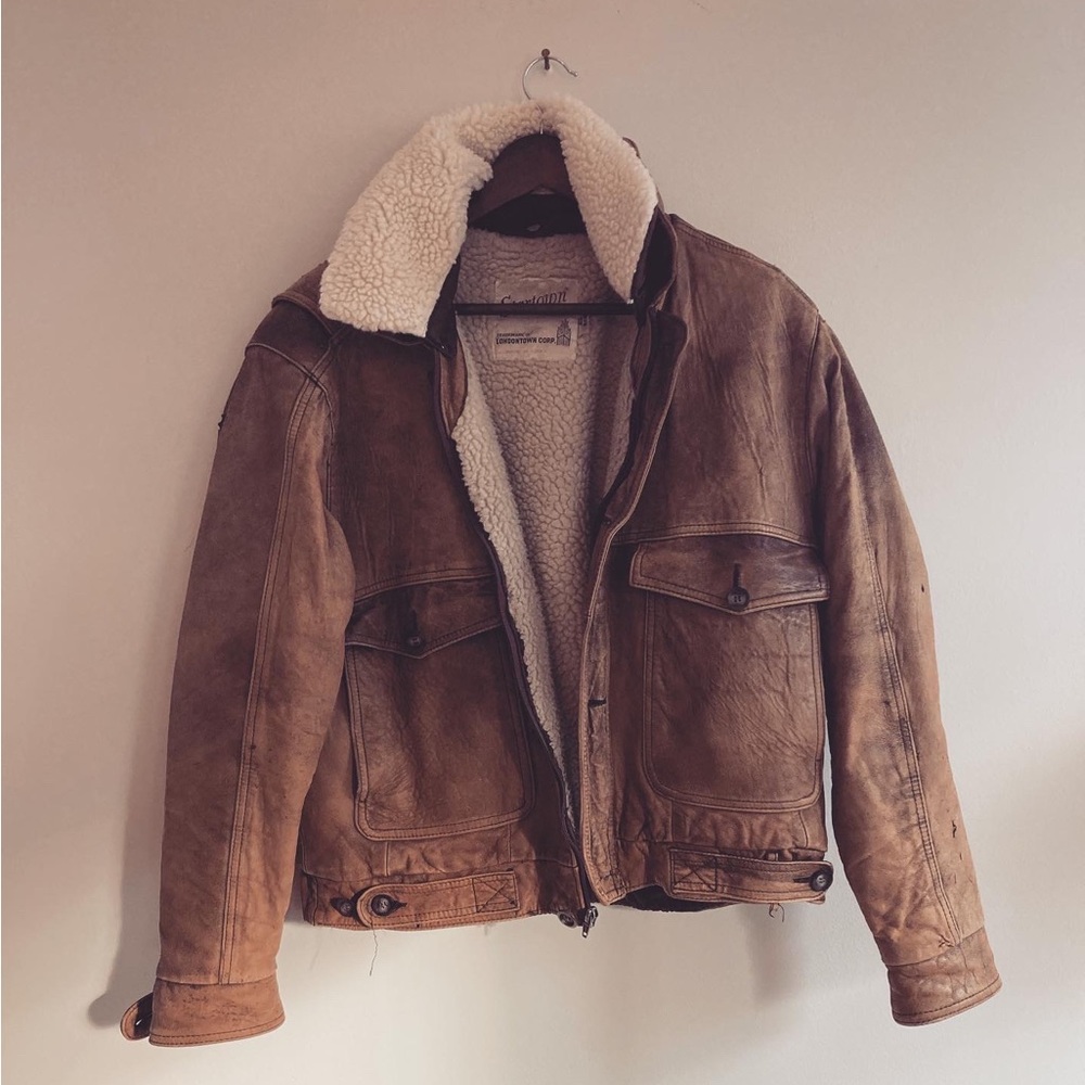 COPY - Vintage Leather Motorcycle Jacket